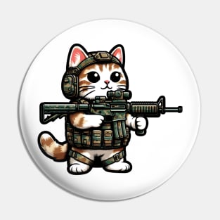 Tactical Cat Pin