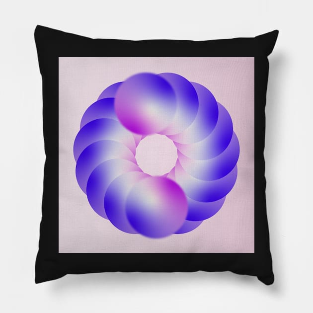 Radial gradient Pillow by oscargml