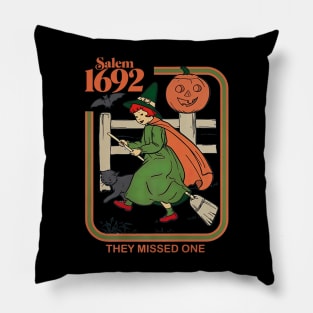 1692 They Missed One Salem Witch Pillow