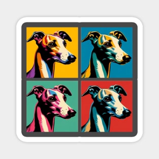 Whippet Pop Art - Dog Lovers Magnet