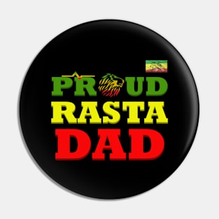 Proud Rasta Dad Pin