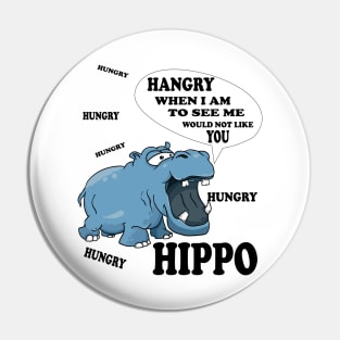 Hangry, Hangry Hippo Pin