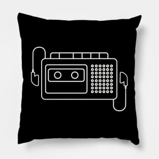 Cassette player Pillow