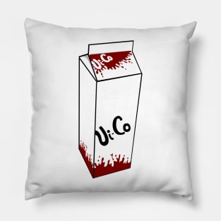 Saskatchewan Chocolate Milk Carton Pillow