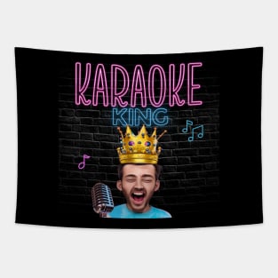 Karaoke King, gift mugs, apparel, t-shirts, hoodies, shirts Tapestry