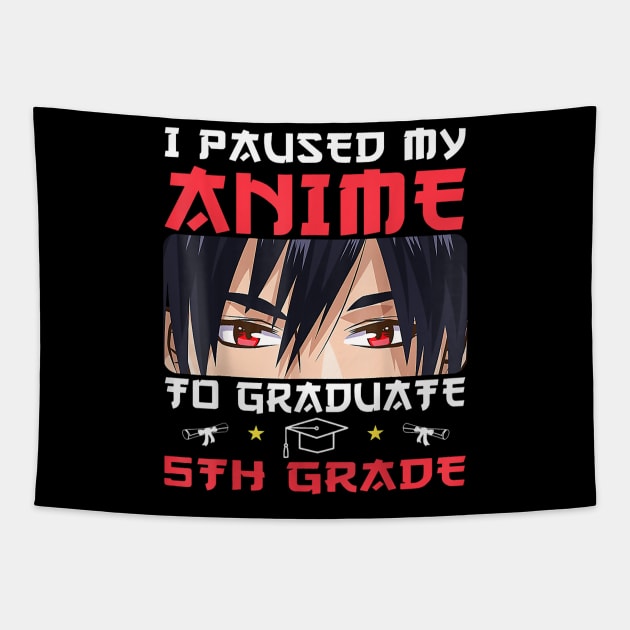 5th Grade Graduation anime 2022 Graduate Boys Tapestry by RazonLife