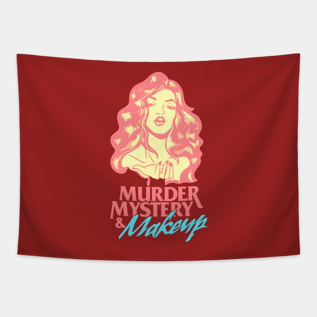 Bailey Sarian murder mystery makeup Tapestry by yevomoine