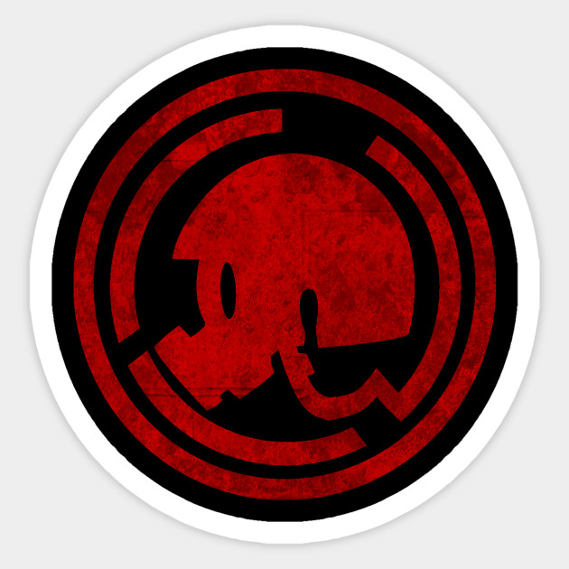 Danganronpa Naegi Gas Mask Symbol Anime Sticker Teepublic