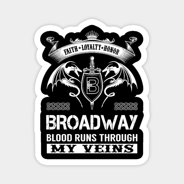 BROADWAY Magnet by Linets