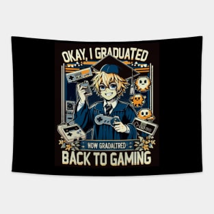 Game On, Grad! - Celebratory Gamer’s Commencement Tapestry