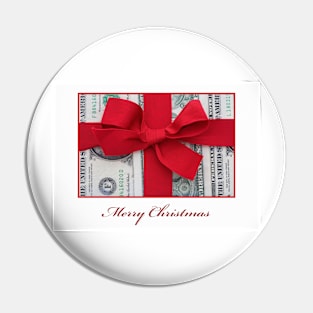 Merry Christmas Cash Gift Pin