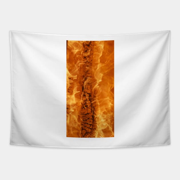 Fire wood texture Tapestry by AdiDsgn