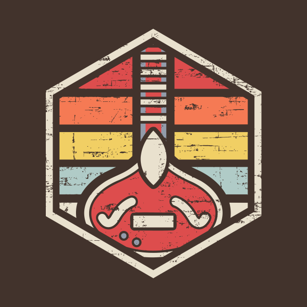 Retro Badge Sitar Sitar TShirt TeePublic