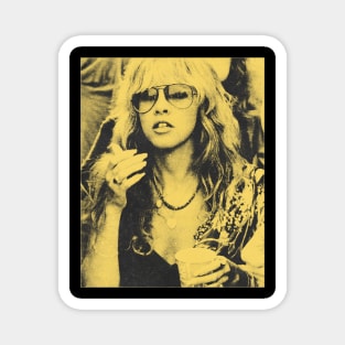 Stevie Nicks-Vintage Halftone Magnet