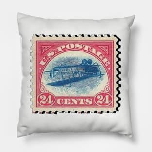 INVERTED JENNY STAMP Pillow