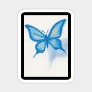 Blue Butterfly Magnet