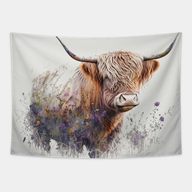 Highland shop cow tapestry