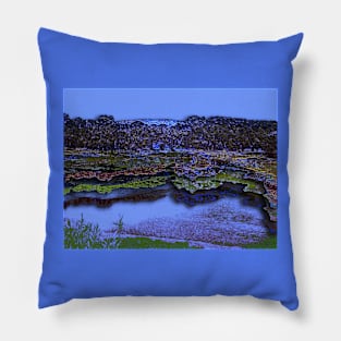 Lagoon at Moonlight Pillow