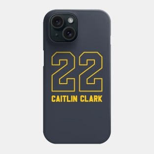 caitlin clark 22 is love Phone Case