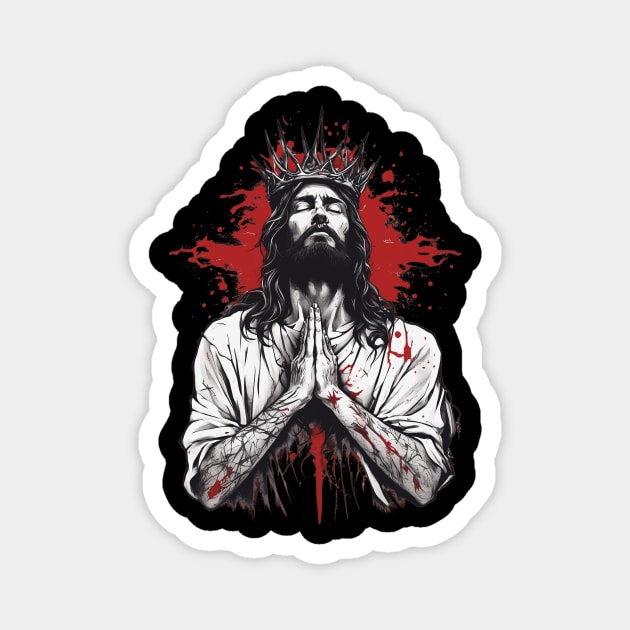 Jesus Forgives All Sins Magnet by animegirlnft