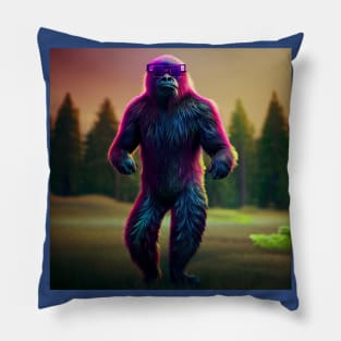 Dope Sasquatch in Nature Pillow