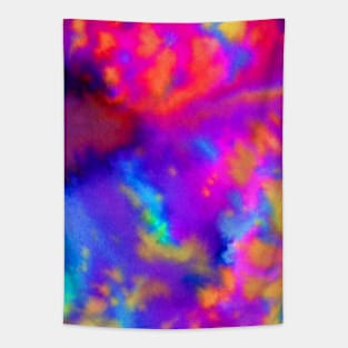 Psychedelic Abstract Watercolor Tapestry