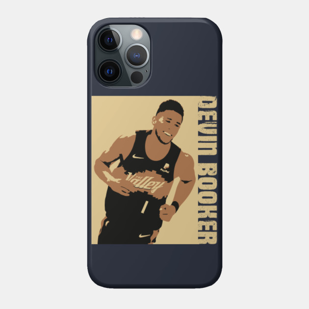 devin booker illustration - Devin Booker - Phone Case