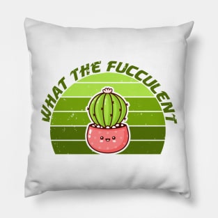 what the fucculent Pillow