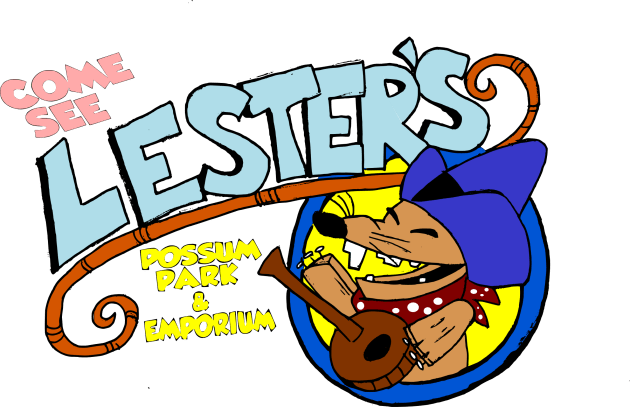 Lester's Possum Park Kids T-Shirt by oria