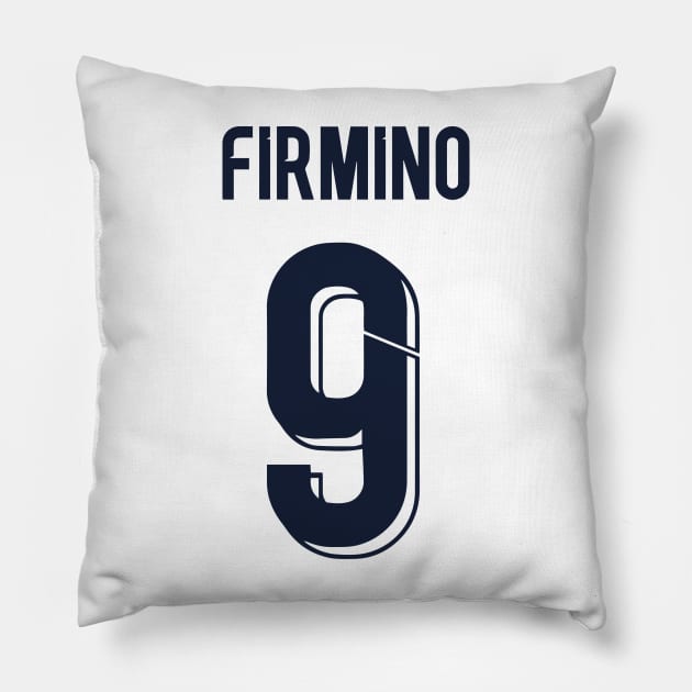 Firmino 9 Away kit Pillow by Alimator