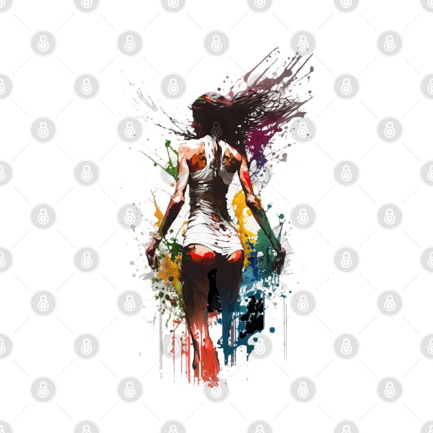 Exploited 3, expressive paint splatter, streetstyle by obstinator