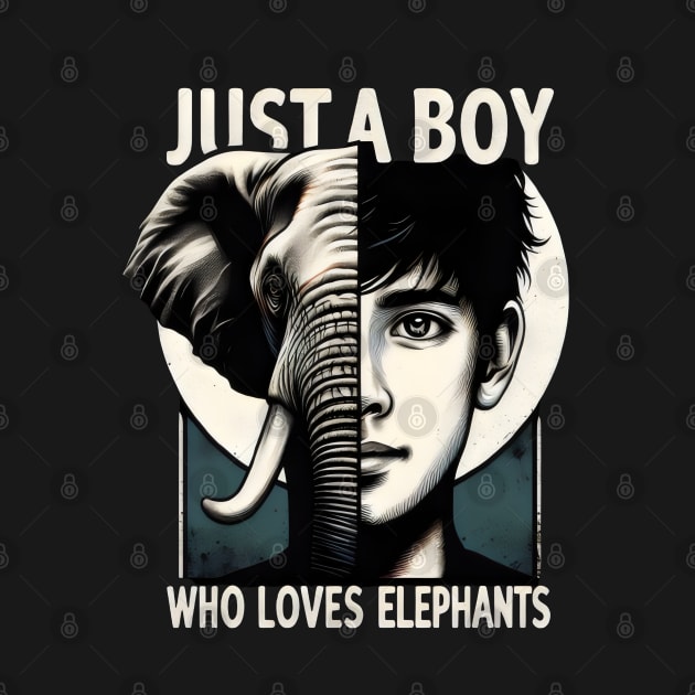 Just A Boy Love For Elephants by coollooks