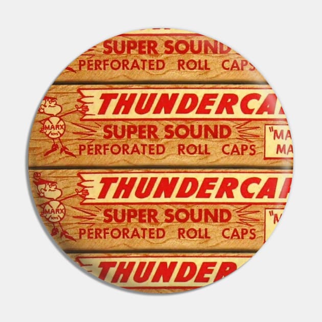 Marx Toys Caps "Thundercaps" Vintage Retro Pin by offsetvinylfilm