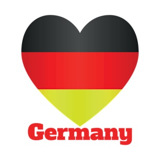 Germany Heart Flag T-Shirt