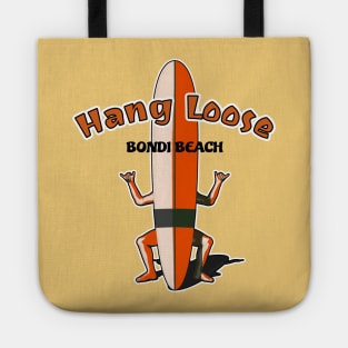 Bondi Beach Surfboard Shaka Man Tote