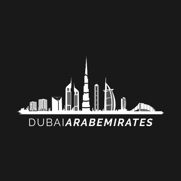 Dubai City Skyline by SunburstGeo