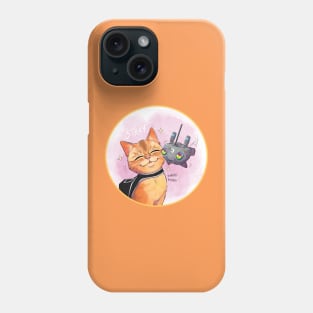 A Stray cat with his bot friend Phone Case