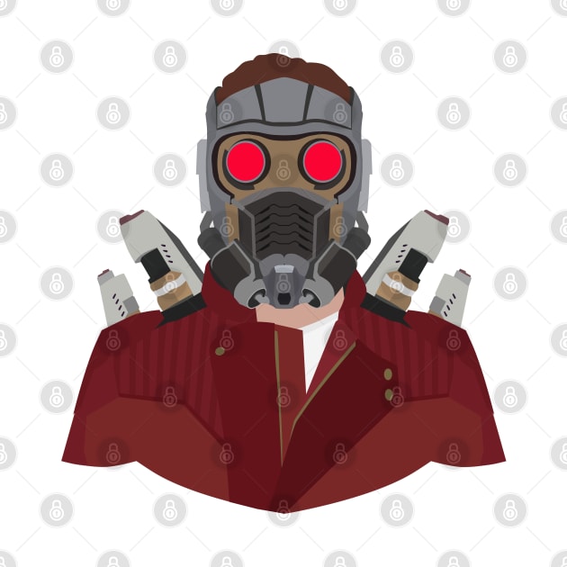 Star Lord Minimalist by Mr Measom