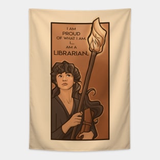 Proud Librarian Tapestry