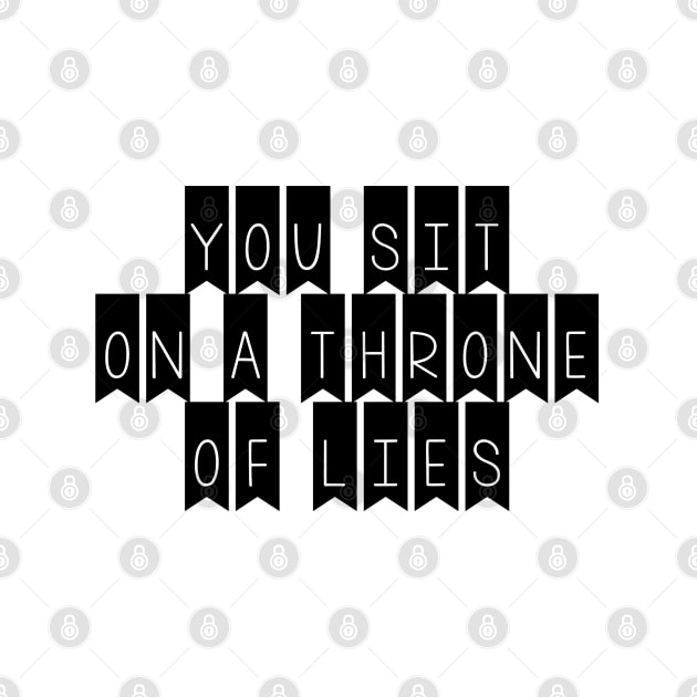 Throne Of Lies Elf Quote Christmas Knit by Angel arts