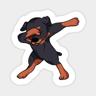 Dabbing Dog Magnet