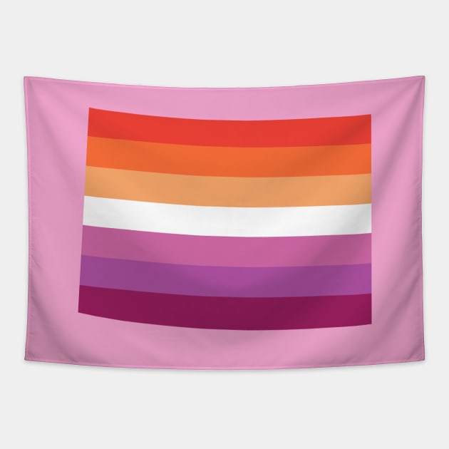 Colorado Lesbian Pride Tapestry by littleSamantics