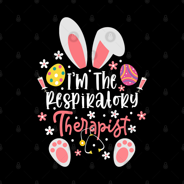 I'm The Respiratory Therapist Easter Rt Bunny Ears Easter Eggs by dounjdesigner