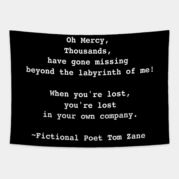 Tom Zane Final Poem Tapestry by RavenWake