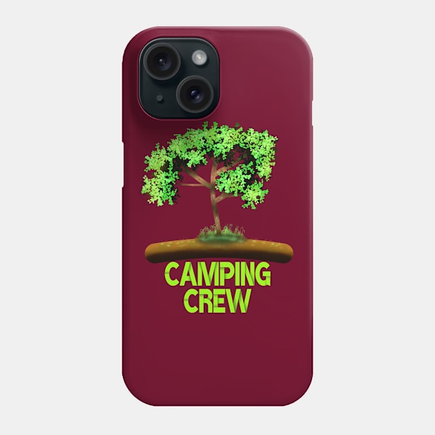 Camping Crew Phone Case by MoMido