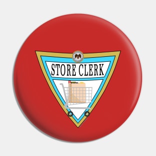 The Store Clerk/Worker Essentials Shield Pin