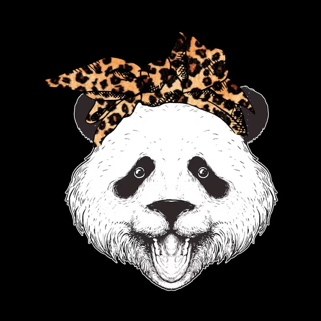 Whisker Wonderland Trendy Tee Showcasing the Adorableness of Pandas by Northground