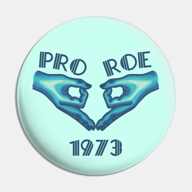 Pro Roe 1973 Pin by Slightly Unhinged