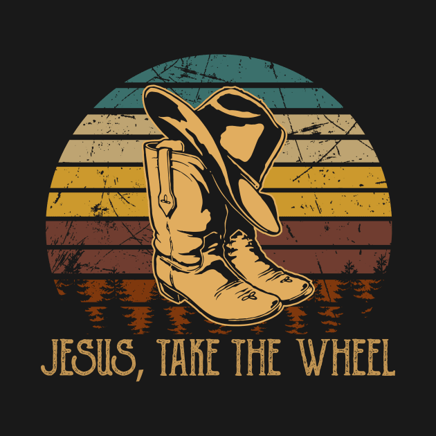 Jesus Take the Wheel Cowboy Boots by KatelynnCold Brew