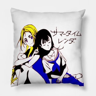 Ushio and Mio Kofune Summer Time Rendering Pillow